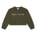 Sweatshirt cropped em moletão MARC JACOBS para RAPARIGA