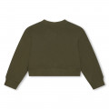 Cropped fleece sweatshirt MARC JACOBS for GIRL