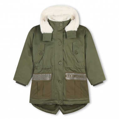 Parka con cappuccio e tasche MARC JACOBS Per BAMBINA