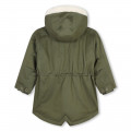 Parka com capuz e bolsos MARC JACOBS para RAPARIGA