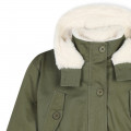 Parka com capuz e bolsos MARC JACOBS para RAPARIGA