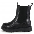 Lined leather bootees MARC JACOBS for GIRL