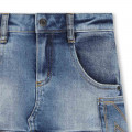 Worn-look denim skirt MARC JACOBS for GIRL