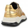 Gold-tone fabric trainers MARC JACOBS for GIRL