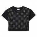 Baumwoll-T-Shirt mit Strass MARC JACOBS Für MÄDCHEN