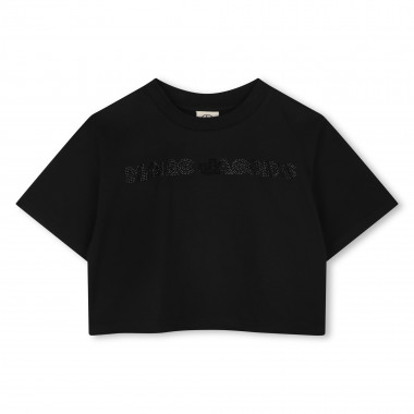 T-shirt court avec strass MARC JACOBS pour FILLE