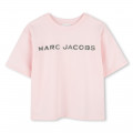 Baumwoll-T-Shirt mit Strass MARC JACOBS Für MÄDCHEN