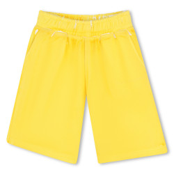 Bermuda molleton avec broderie