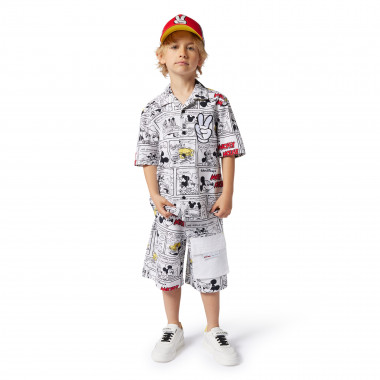 Cotton canvas Bermuda shorts MARC JACOBS for BOY
