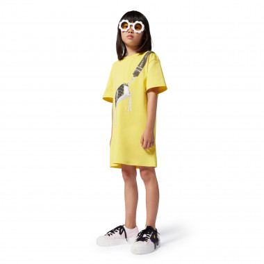 Robe droite courte en coton MARC JACOBS pour FILLE