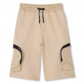 Cotton fleece Bermuda shorts MARC JACOBS for BOY