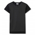 Kurzarm-Kleid mit Strass MARC JACOBS Für MÄDCHEN