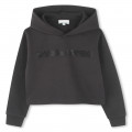 Cropped fleece sweatshirt MARC JACOBS for GIRL