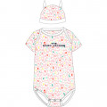 Onesie and hat set MARC JACOBS for UNISEX