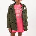 Round-neck dress with crest ZADIG & VOLTAIRE for GIRL