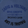 Robe sweat-shirt à capuche ZADIG & VOLTAIRE pour FILLE