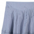 Striped skirt with lace ZADIG & VOLTAIRE for GIRL