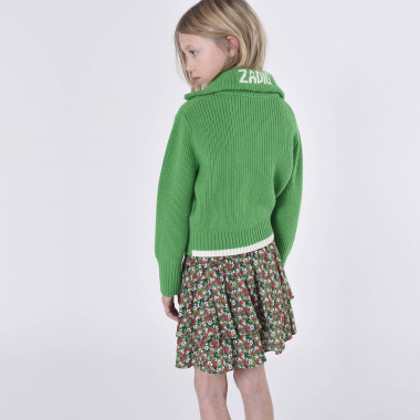 Flower-print frilled skirt ZADIG & VOLTAIRE for GIRL