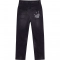 High-waisted denim trousers ZADIG & VOLTAIRE for GIRL