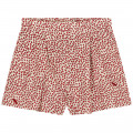 Heart-print flowing shorts ZADIG & VOLTAIRE for GIRL