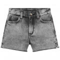 Shorts regolabili in jeans ZADIG & VOLTAIRE Per BAMBINA