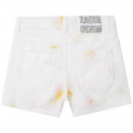 Two-colour cotton twill shorts ZADIG & VOLTAIRE for GIRL