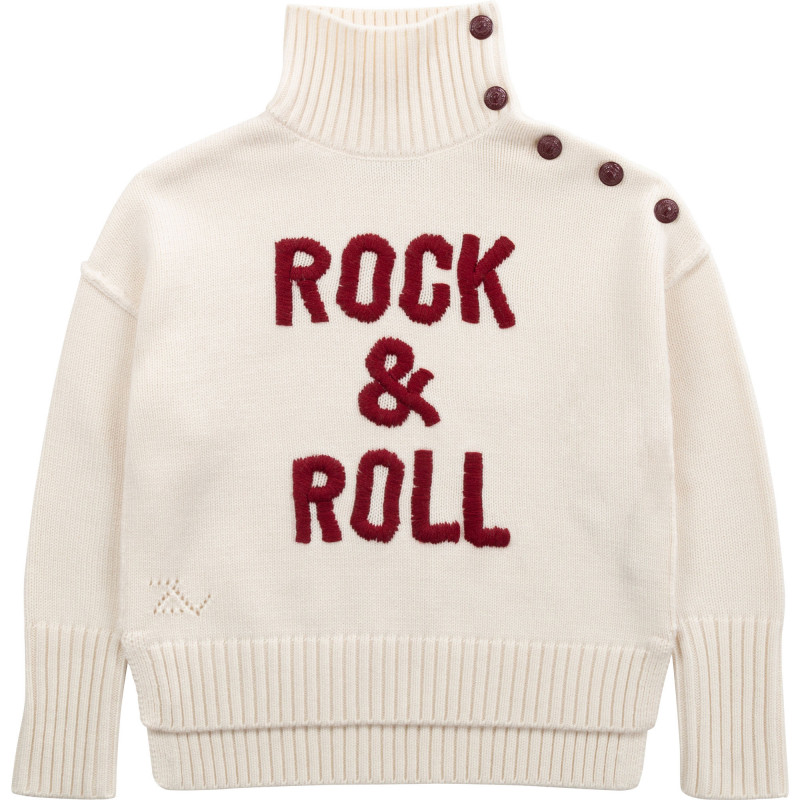 ZADIG VOLTAIRE Roll neck jumper girl beige Kids around