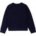 Geborduurde sweater van fleece ZADIG & VOLTAIRE Voor