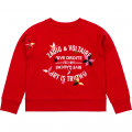 Geborduurde sweater van fleece ZADIG & VOLTAIRE Voor