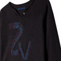 T-shirt in jersey di cotone ZADIG & VOLTAIRE Per BAMBINA
