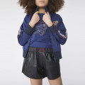 Zip-up cardigan with iridescent details ZADIG & VOLTAIRE for GIRL