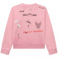 Sweat-shirt in pile ZADIG & VOLTAIRE Per BAMBINA