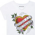 Camiseta con pedrería multicolor ZADIG & VOLTAIRE para NIÑA