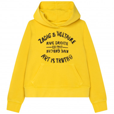 Hooded sweatshirt with print ZADIG & VOLTAIRE for GIRL