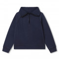 Bi-material cotton sweatshirt ZADIG & VOLTAIRE for GIRL
