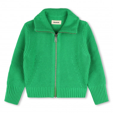Knitted zip-up cardigan ZADIG & VOLTAIRE for GIRL