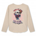 Long-sleeved cotton T-shirt ZADIG & VOLTAIRE for GIRL