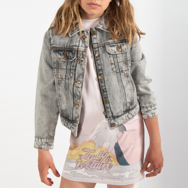 Veste en jean dos brodé ZADIG & VOLTAIRE pour FILLE