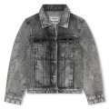 Veste en jean dos brodé ZADIG & VOLTAIRE pour FILLE