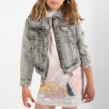 Veste en jean dos brodé ZADIG & VOLTAIRE pour FILLE
