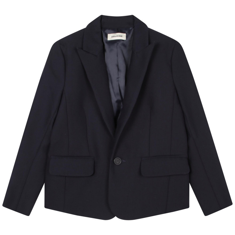 ZADIG VOLTAIRE Veste tailleur ailes au dos fille bleu Kids around