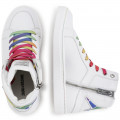 Zip and lace leather trainers ZADIG & VOLTAIRE for GIRL