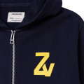 Zipped jogging cardigan ZADIG & VOLTAIRE for BOY