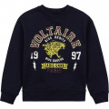 Sweater van geborsteld katoenen fleece ZADIG & VOLTAIRE Voor