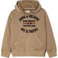 Hooded fleece sweatshirt ZADIG & VOLTAIRE for BOY