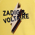 Garment dyed fleece sweatshirt ZADIG & VOLTAIRE for BOY