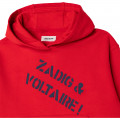Hooded sweatshirt with zips ZADIG & VOLTAIRE for BOY