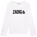 Long-sleeved cotton T-shirt ZADIG & VOLTAIRE for BOY