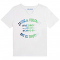 T-shirt avec broderie ZADIG & VOLTAIRE pour GARCON