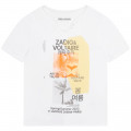 T-shirt avec imprimé devant ZADIG & VOLTAIRE pour GARCON